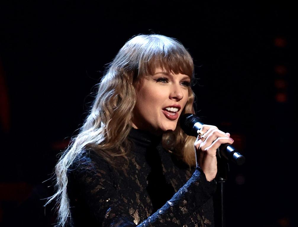 Taylor Swift performs onstage during the 36th Annual Rock & Roll Hall Of Fame Induction Ceremony