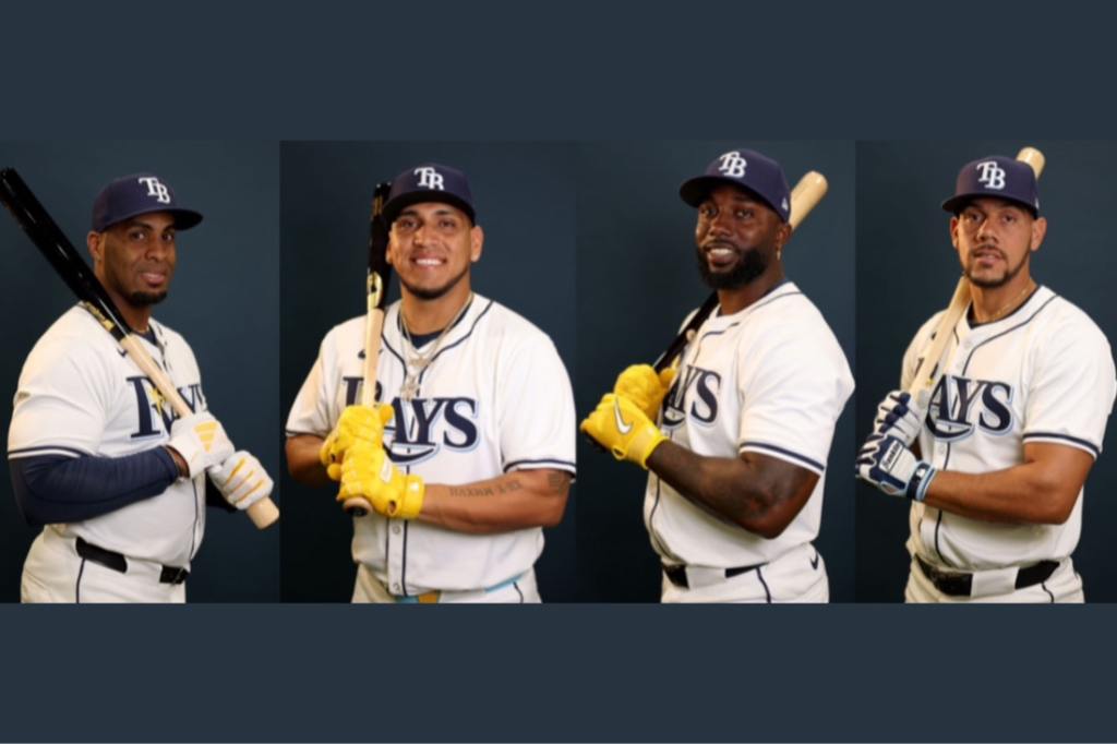 Jugadores Latinos Que Dominan La Alineación De Los RAYS 2024