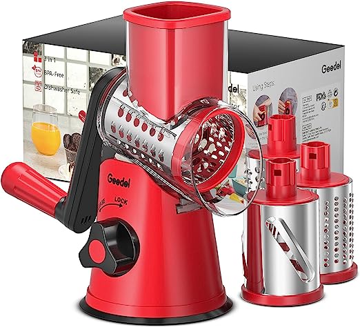 rotary red cheese grater