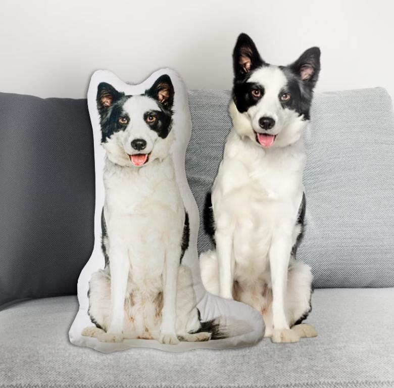 lifelike dog pillow customized