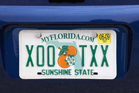 Placas personalizadas de Florida